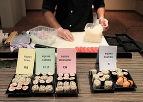 soirée entreprise sushi